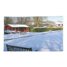 Bowling Green in Winter Pillow Case